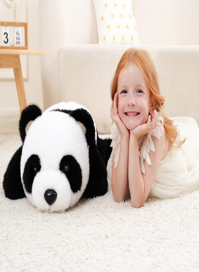 AmyToo Weighted Stuffed Animals, Panda Stuffed Animal, Giant Stuffed Panda, Soft Panda Bear Stuffed Animal, Toy Gifts for Kids & Adults, Black and White, 25 Inch, 4.5 lbs - Image 1